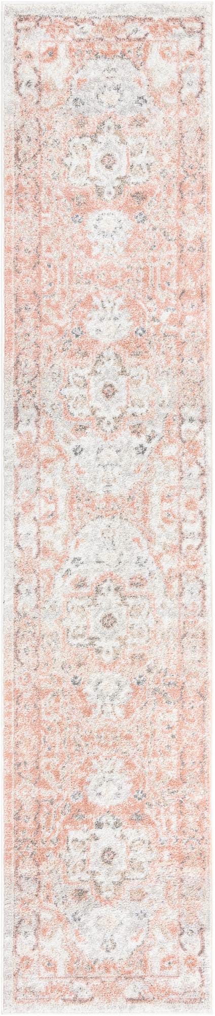 Rose Pink 2' x 9' 10 Madeline Vintage Runner Rug | Rugs.com