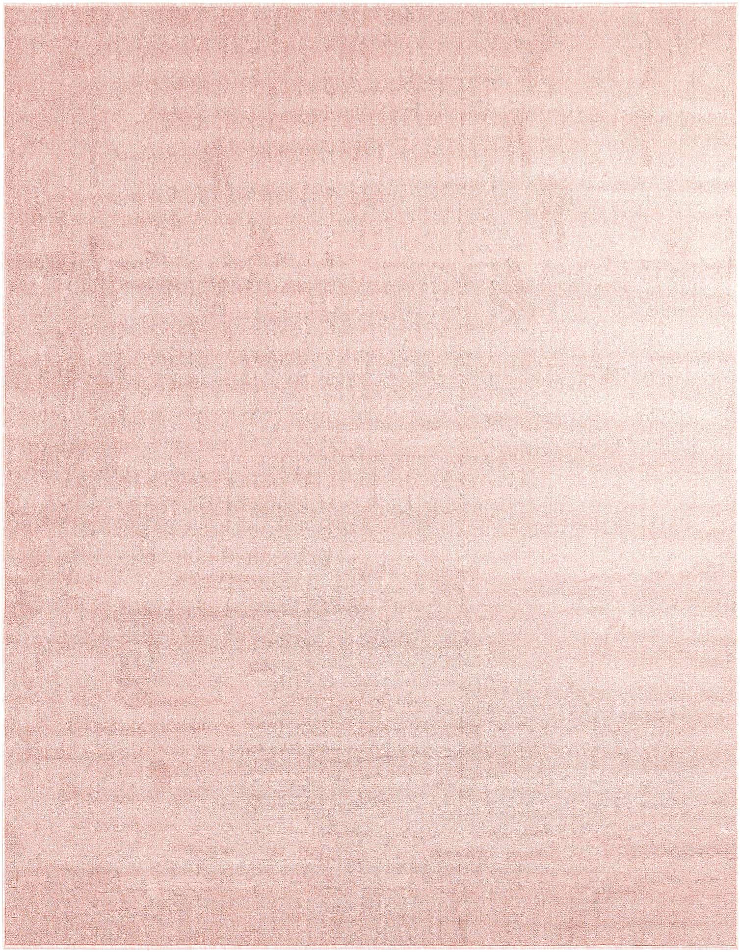 A 7' 0 x 7' 0 square pink modern area rug with a subtle textured solid pattern, suitable for indoor spaces.