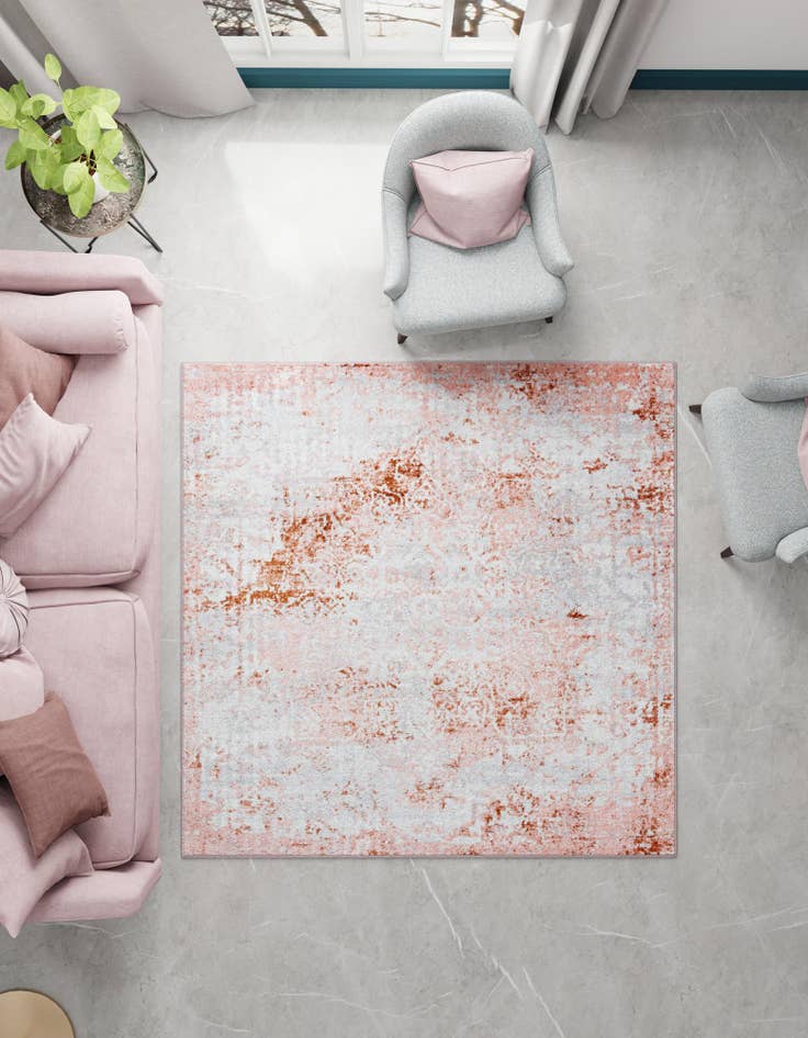 Detail image of  7' 10 x 7' 10 Kamala Washable Square Rug