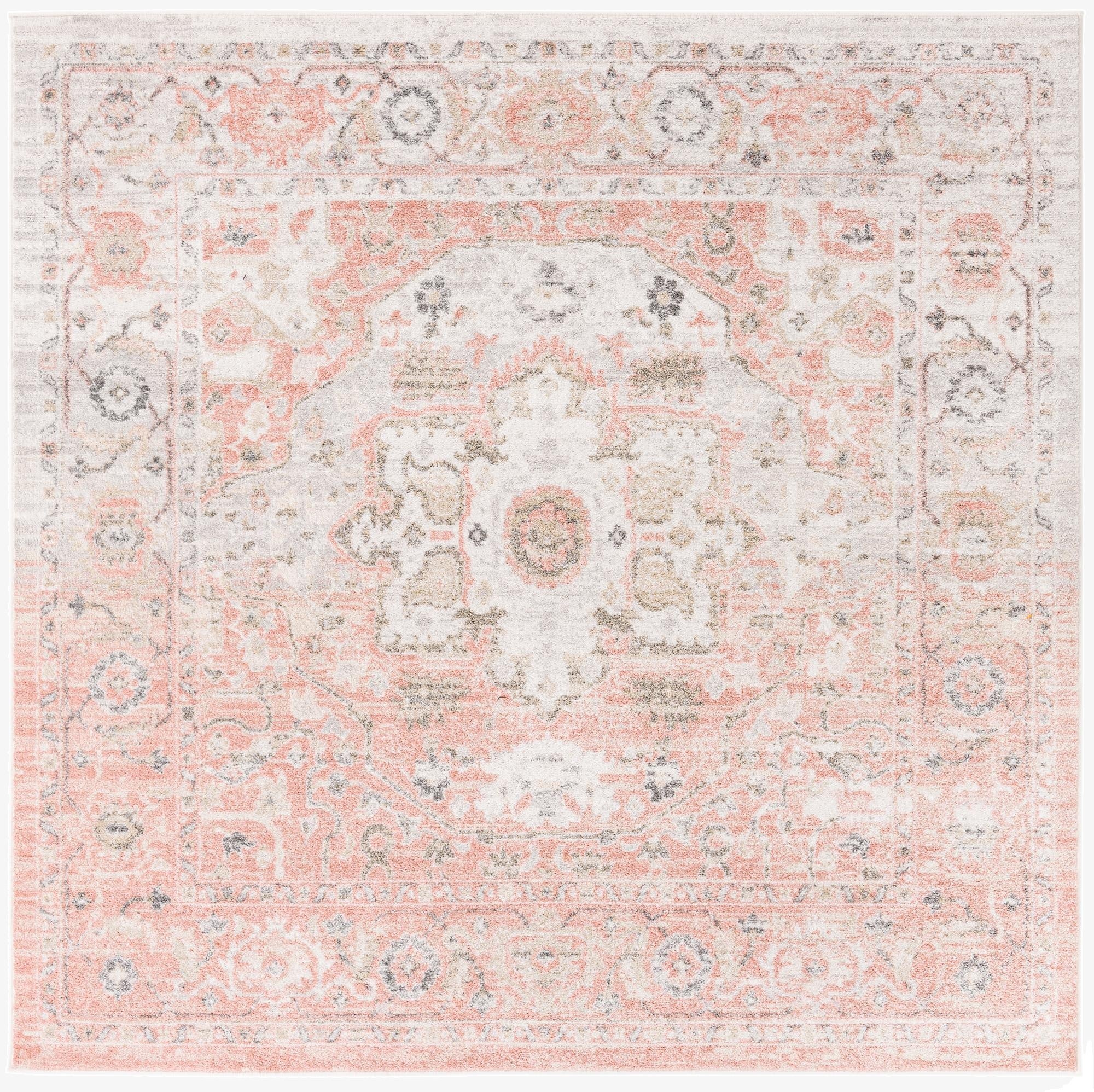  7' x 7' Madeline Vintage Square Rug