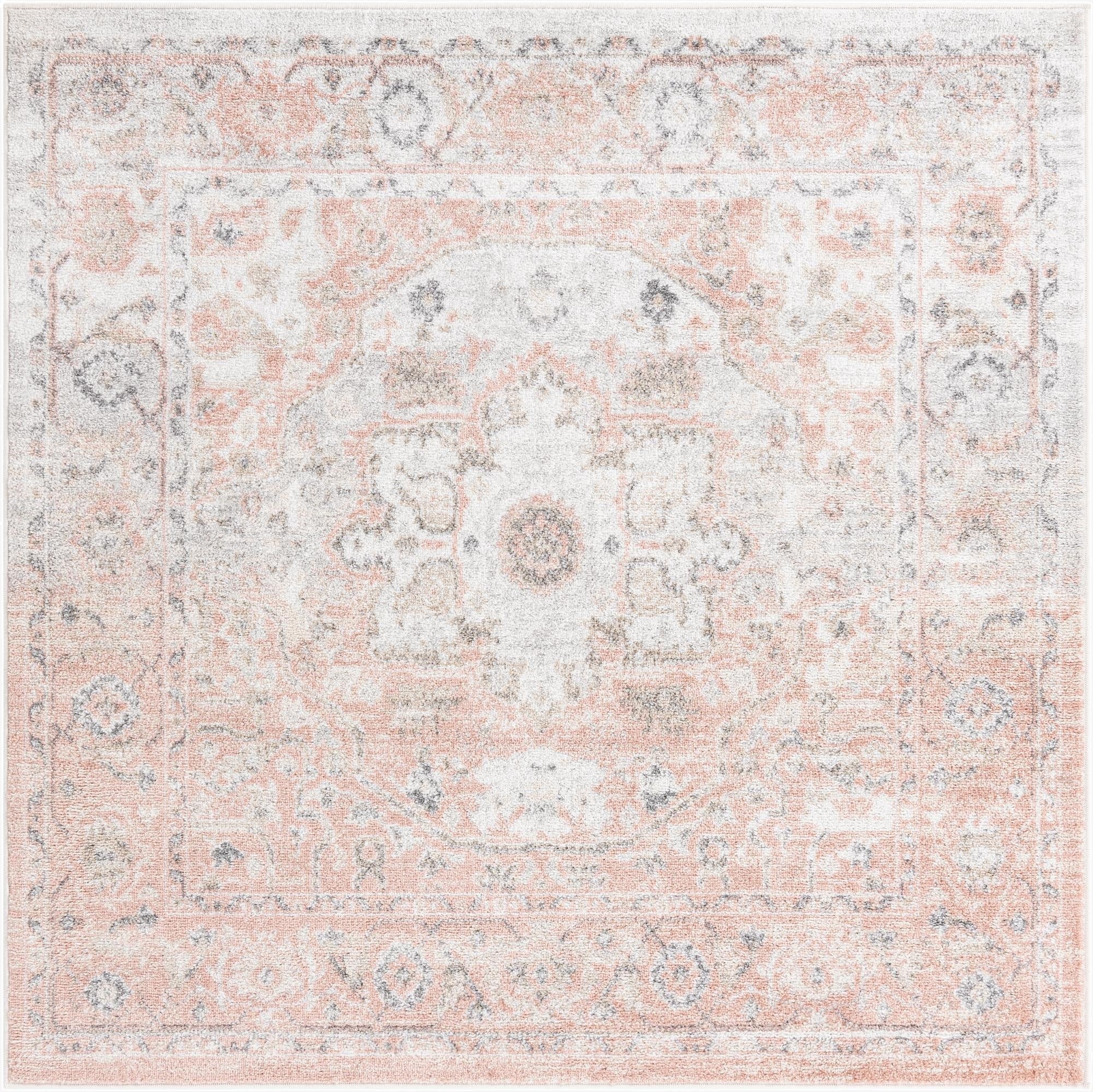  6' x 6' Madeline Vintage Square Rug