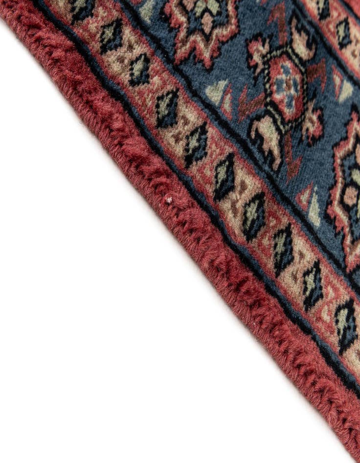 Detail image of  3' 3 x 4' 6  Hand Knotted Bokhara Wool Rug