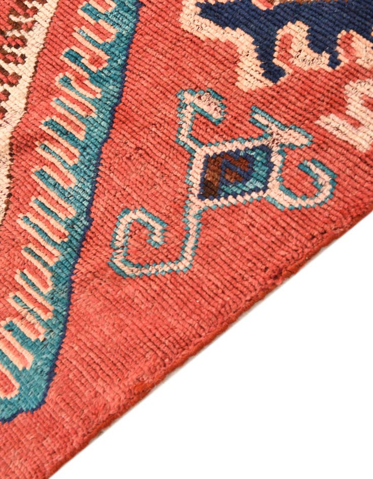 Detail image of  5' 2 x 8' 5  Hand Knotted Kazak Wool Rug