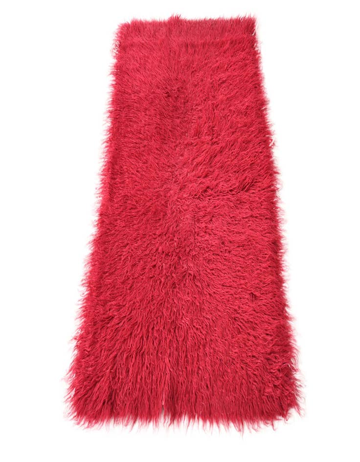 Detail image of  2' 8 x 5'  Hand Knotted Moroccan Wool Rug