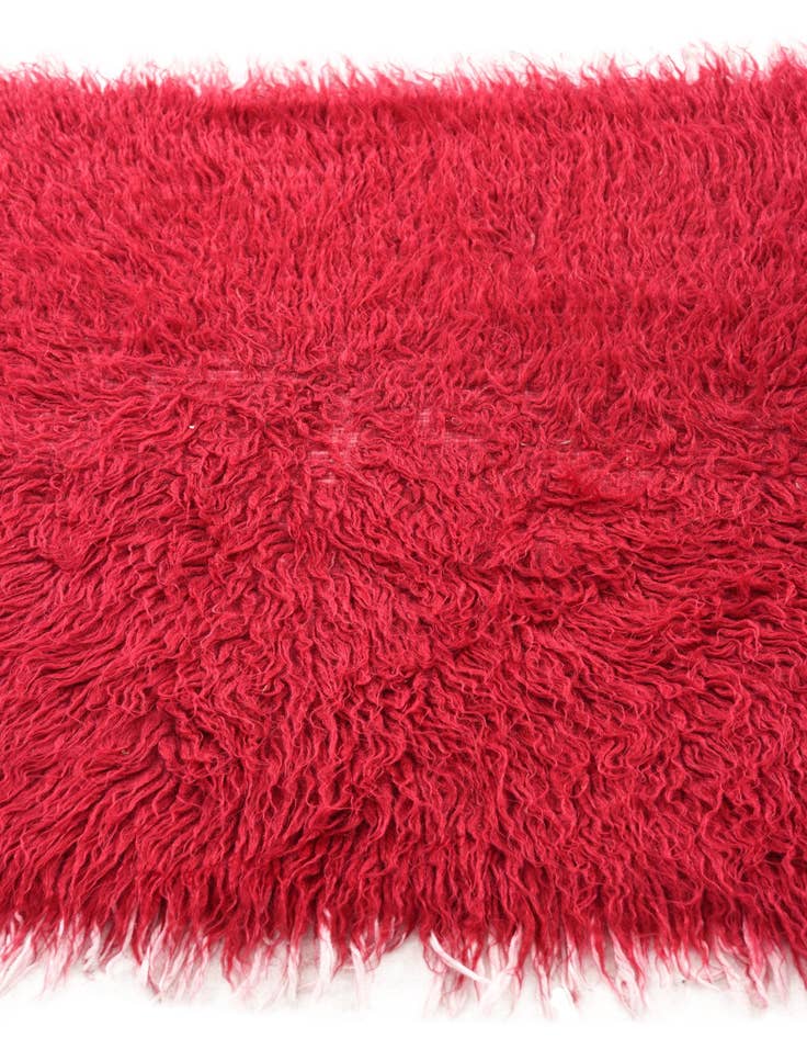 Detail image of  2' 8 x 5'  Hand Knotted Moroccan Wool Rug