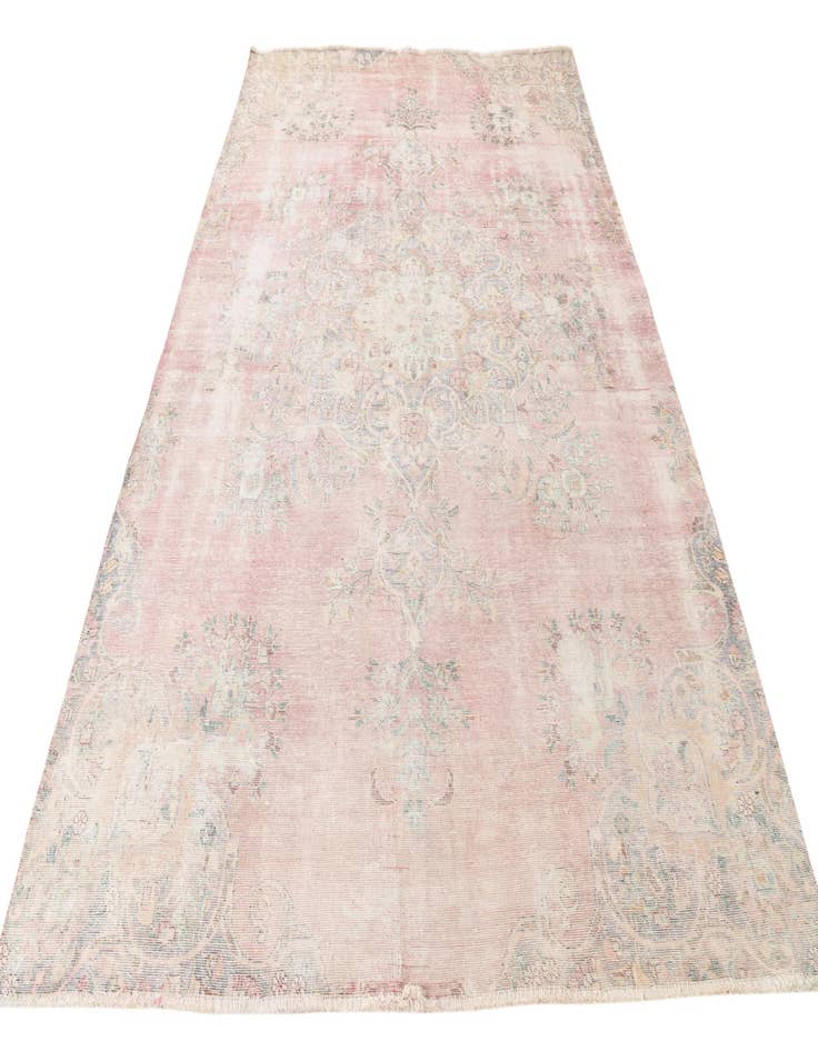 Detail image of  6' 9 x 10' 2  Hand Knotted Ultra Vintage Persian Wool Rug