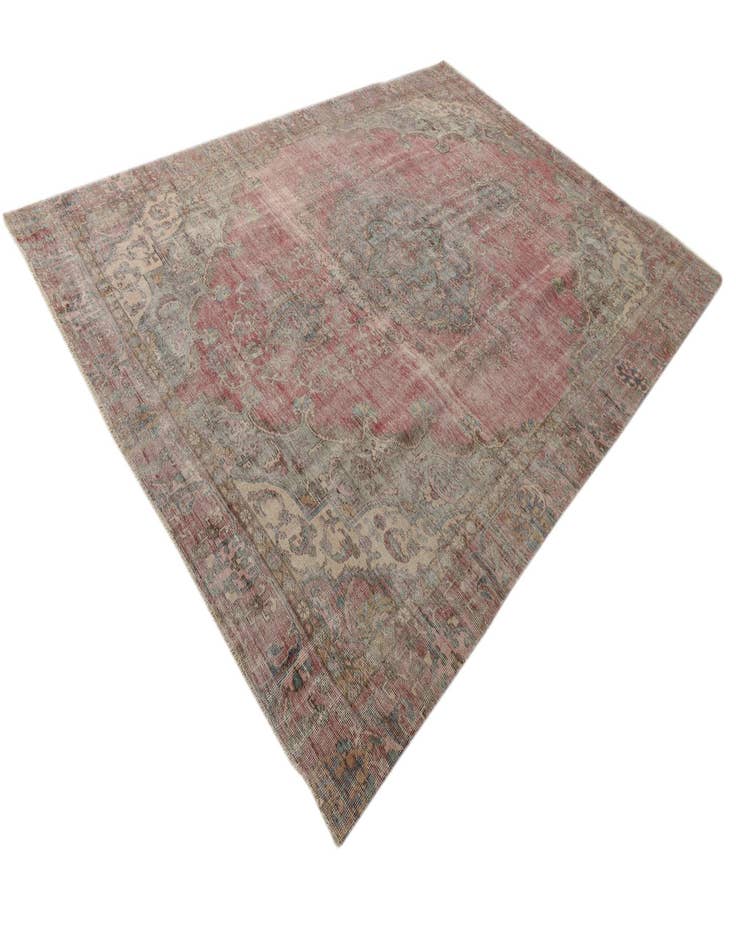 Detail image of  8' 7 x 12' 4  Hand Knotted Ultra Vintage Persian Wool Rug