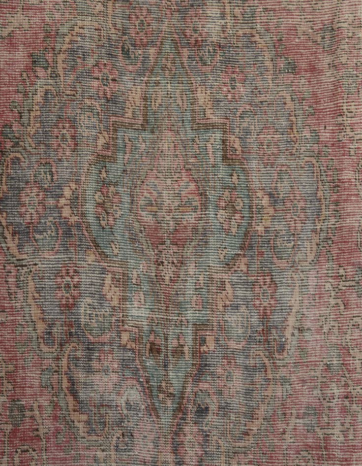 Detail image of  8' 7 x 12' 4  Hand Knotted Ultra Vintage Persian Wool Rug