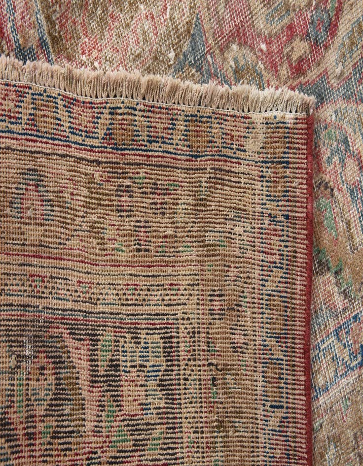 Detail image of  9' 9 x 12' 8  Hand Knotted Ultra Vintage Persian Wool Rug