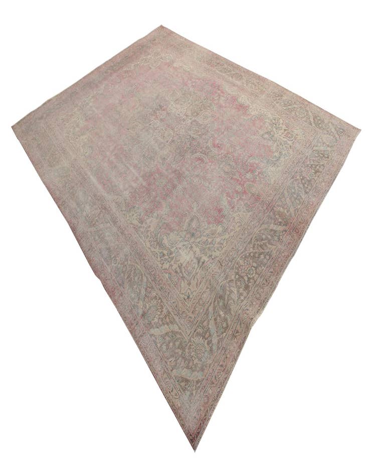 Detail image of  9' 7 x 12' 3  Hand Knotted Ultra Vintage Persian Wool Rug