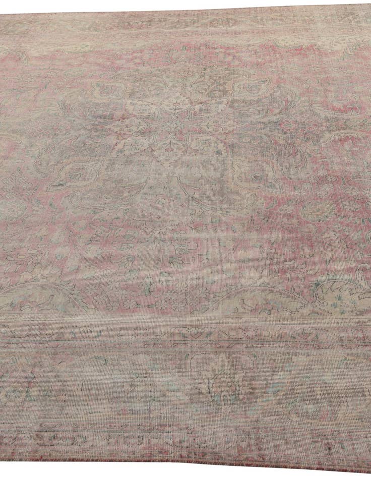 Detail image of  9' 7 x 12' 3  Hand Knotted Ultra Vintage Persian Wool Rug