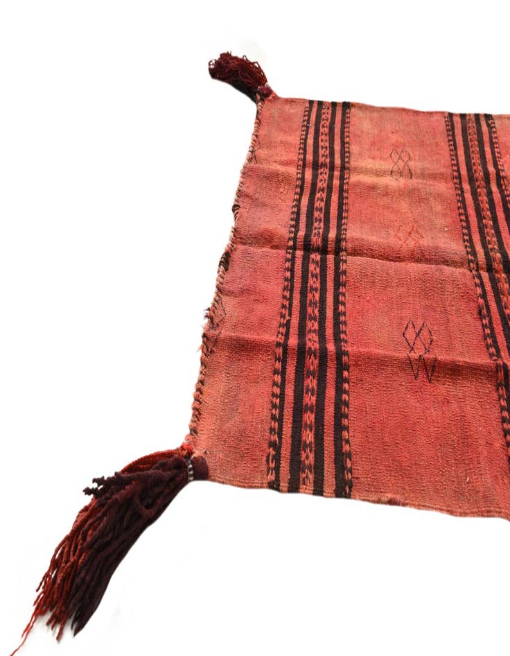 Detail image of  2' 10 x 3' 5  Hand Woven Kilim Fars Wool Square Rug