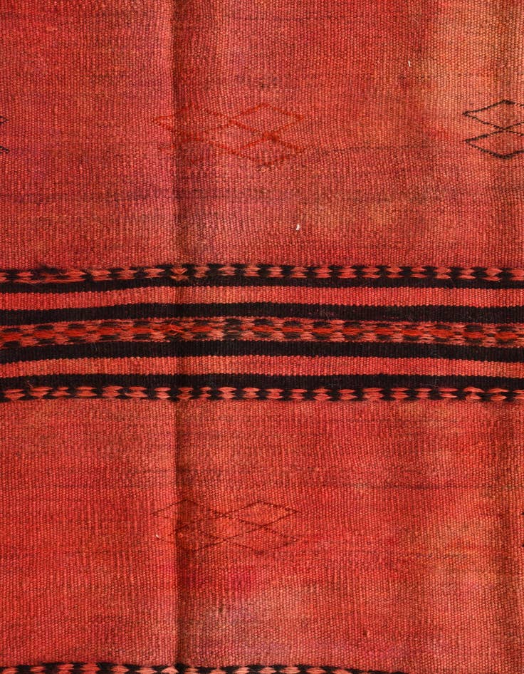 Detail image of  2' 10 x 3' 5  Hand Woven Kilim Fars Wool Square Rug