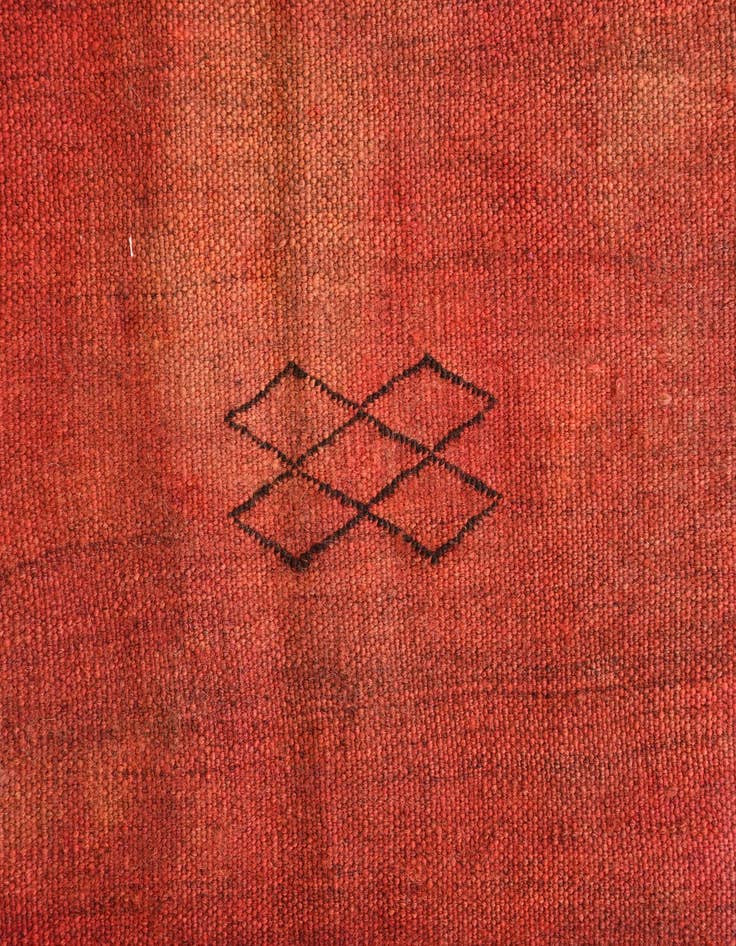 Detail image of  2' 10 x 3' 5  Hand Woven Kilim Fars Wool Square Rug