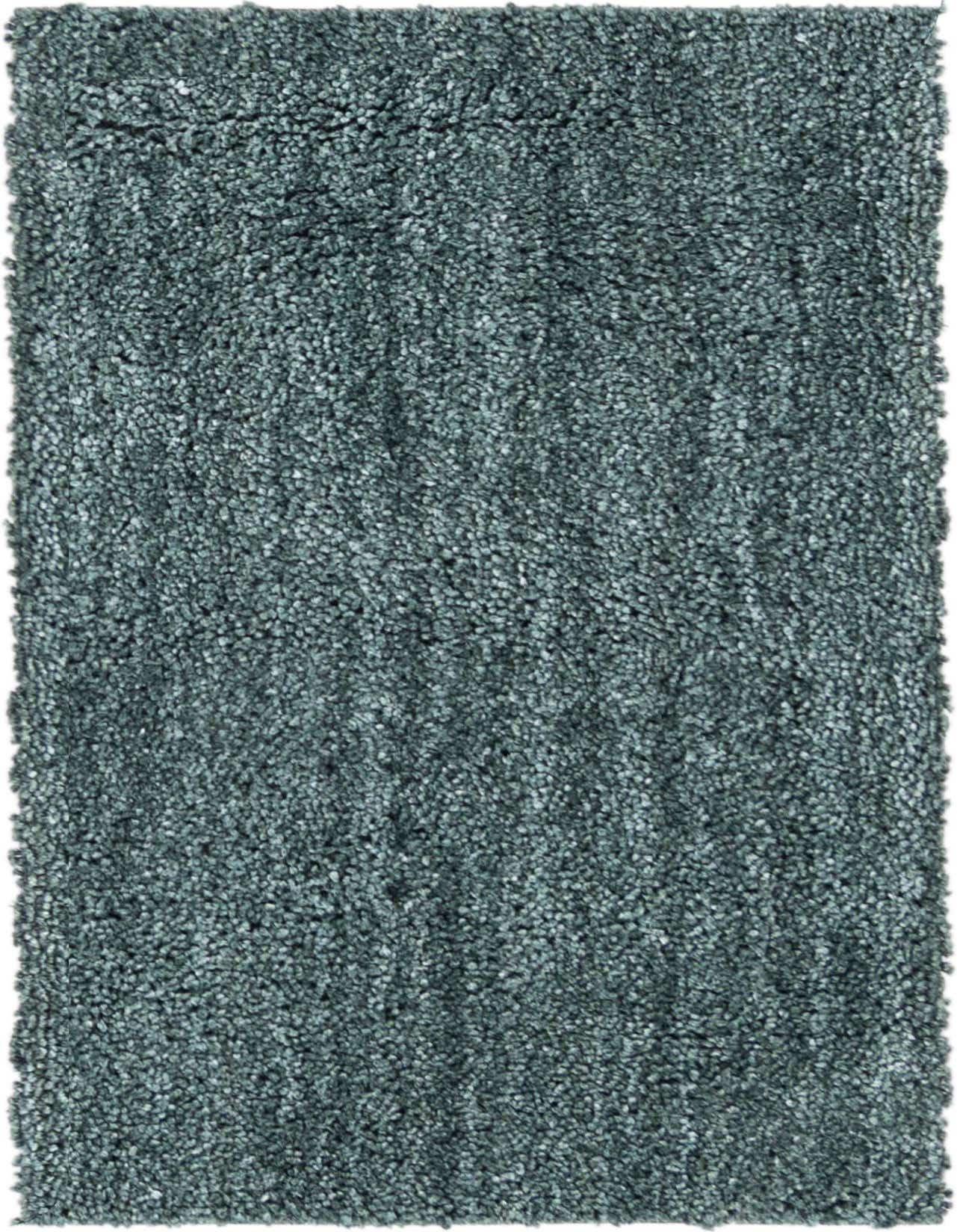 A rectangular 2x3 green shag rug with a modern, solid design and textured pile, suitable for indoor spaces.