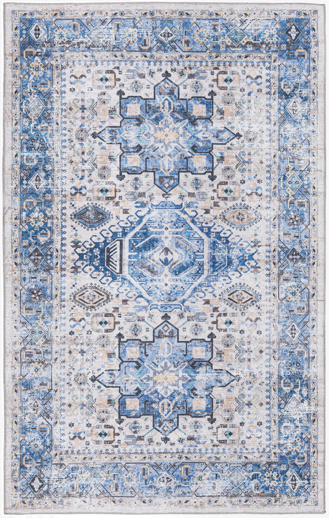 Primary image  5' x 8'  Washable Yara Rug