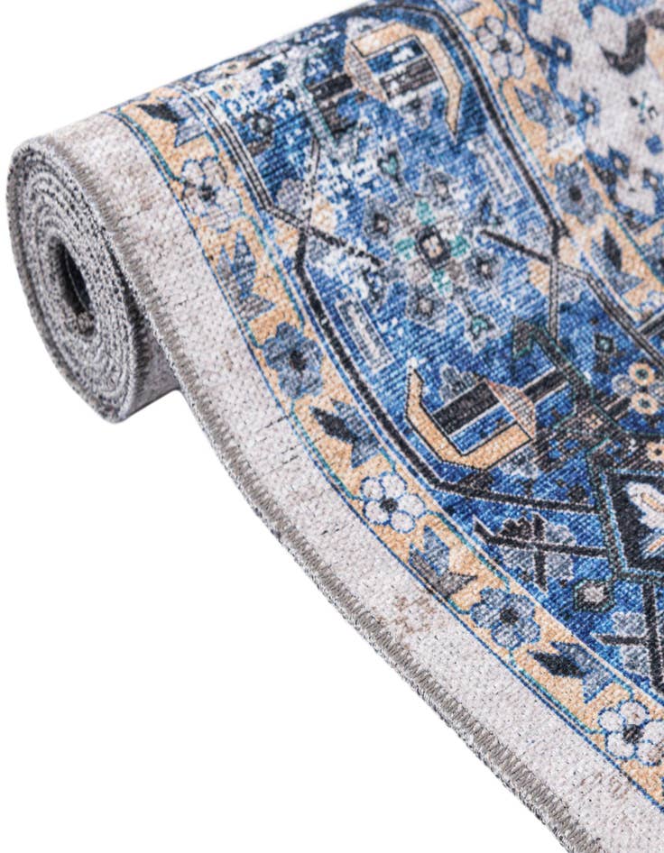 Detail image of  6' x 6'  Washable Yara Round Rug