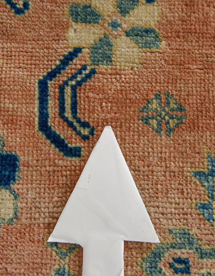 Detail image of  5' 9 x 7' 10  Hand Knotted Oushak Wool Rug