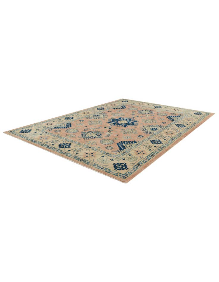 Detail image of  5' 9 x 7' 10  Hand Knotted Oushak Wool Rug