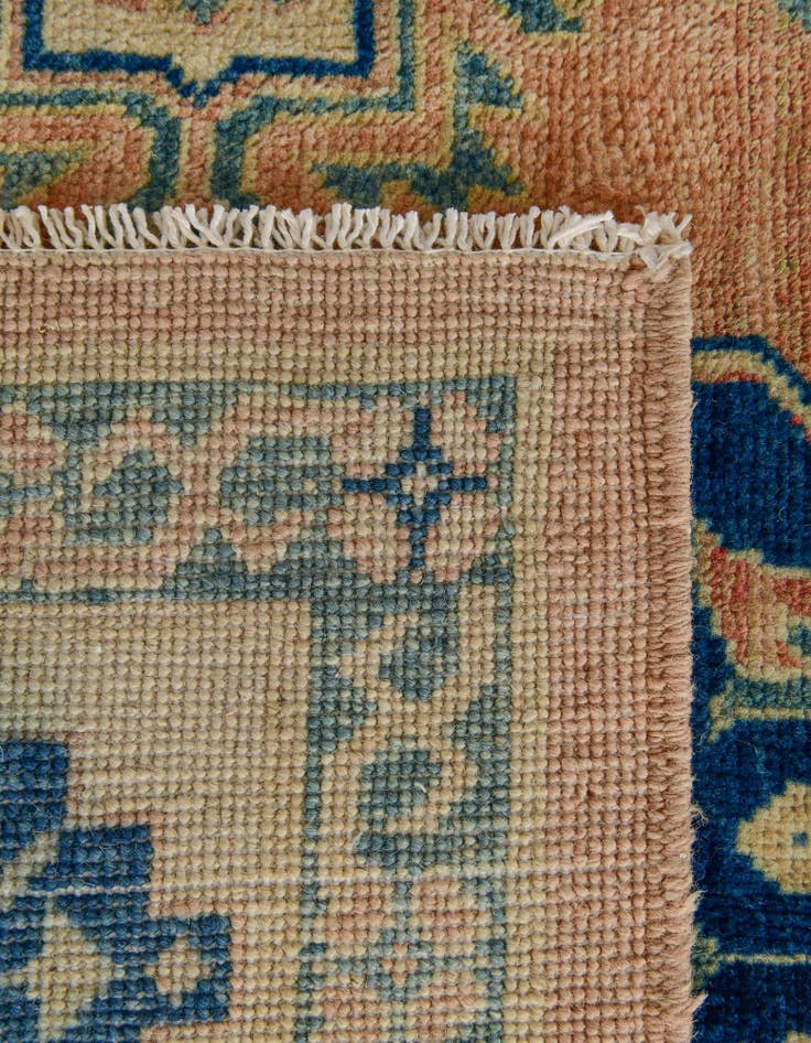 Detail image of  5' 9 x 7' 10  Hand Knotted Oushak Wool Rug