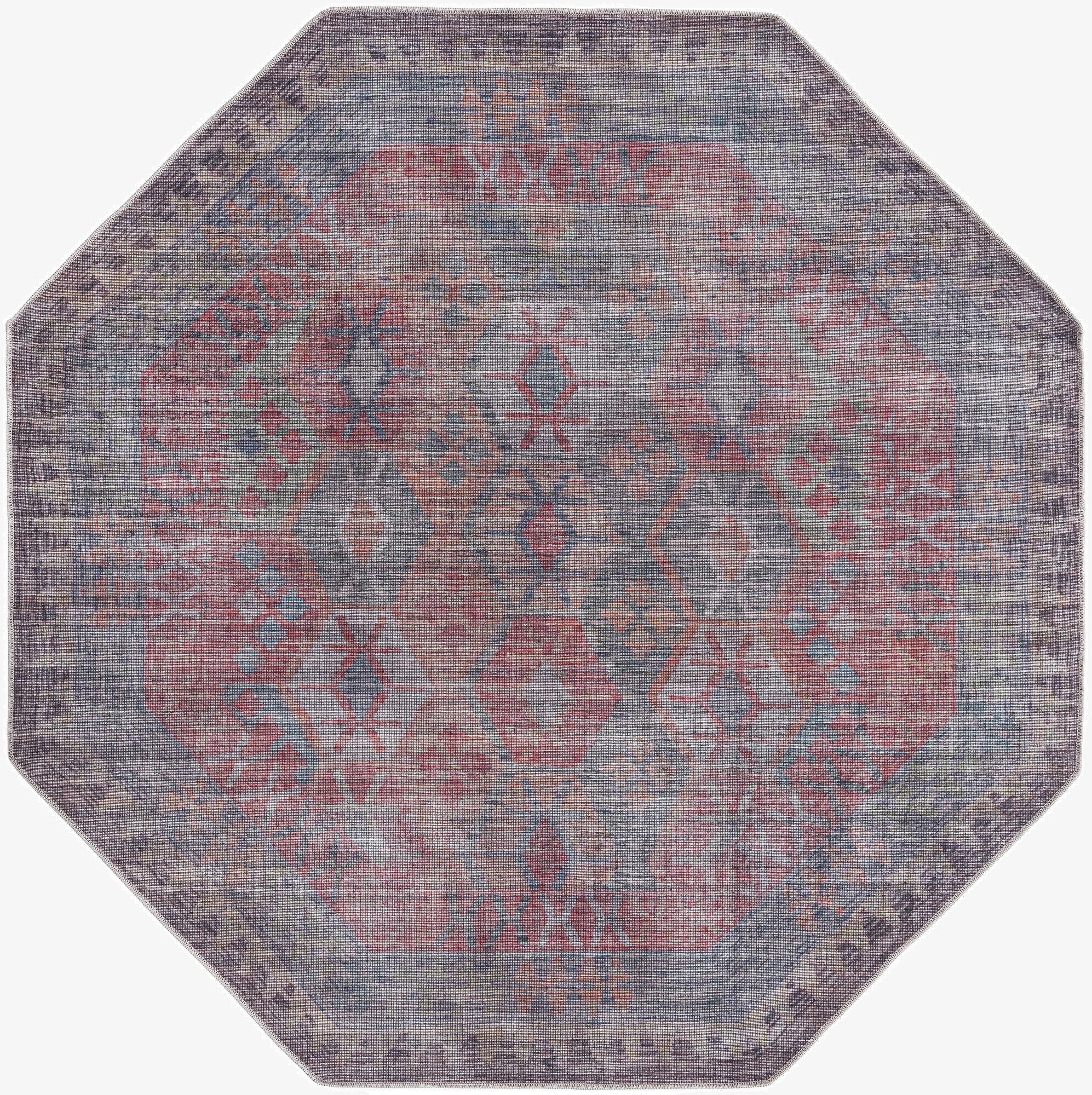  7' 10 x 7' 10  Washable Sisu Octagon Rug