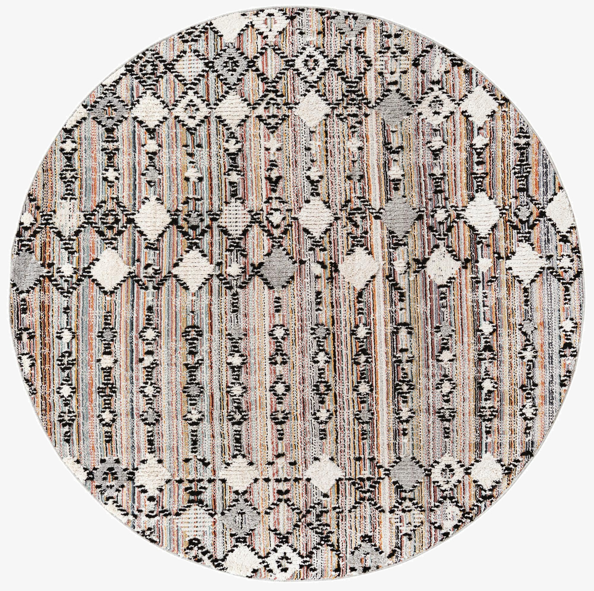  7' x 7' Cherokee Round Rug