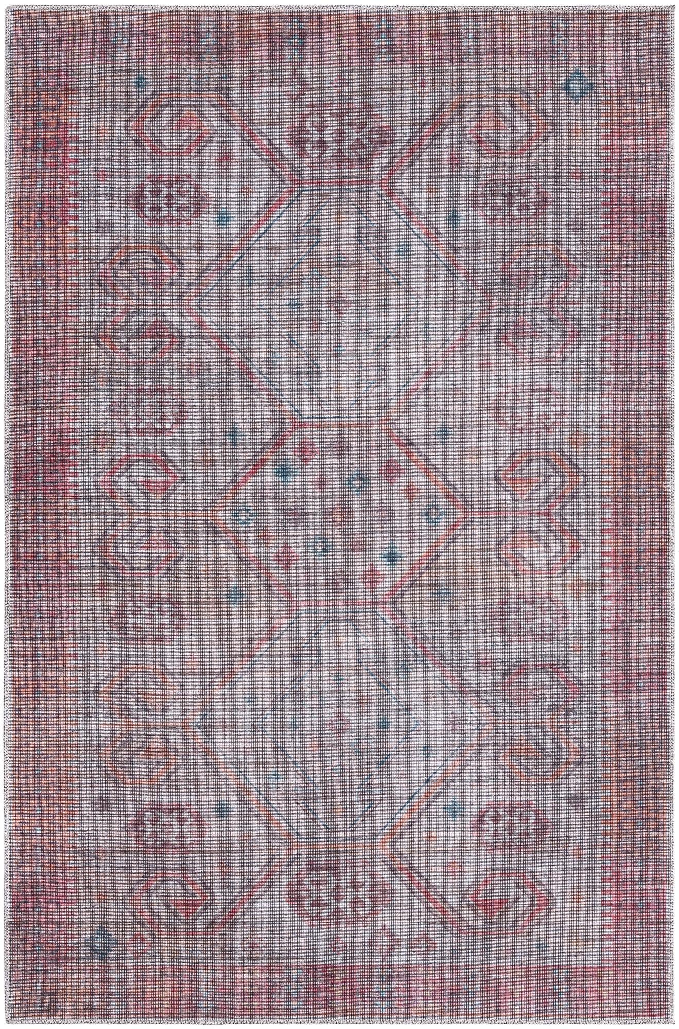 Rug Rust red and Beige Swatch link