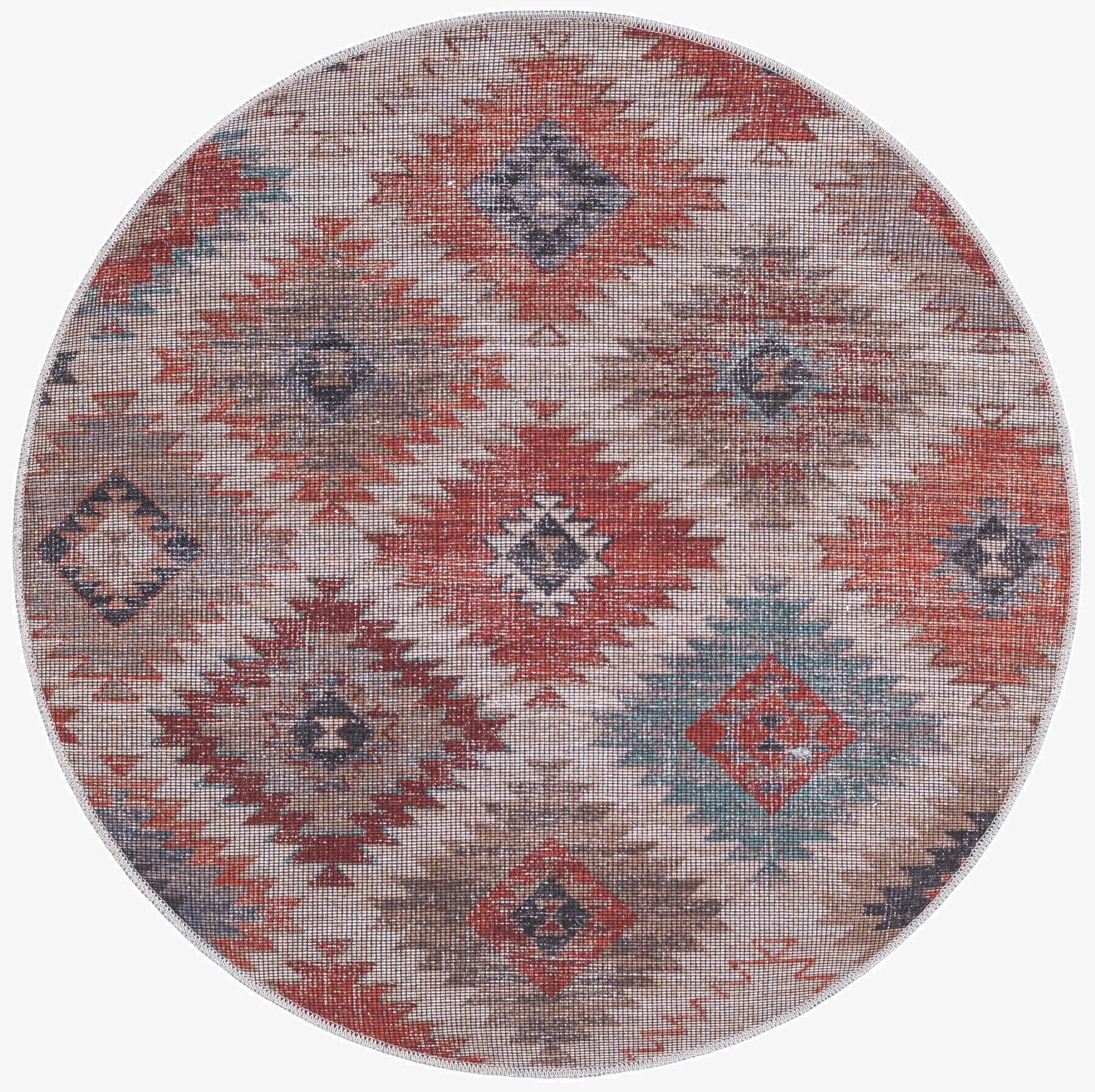  4' x 4'  Washable Sisu Round Rug