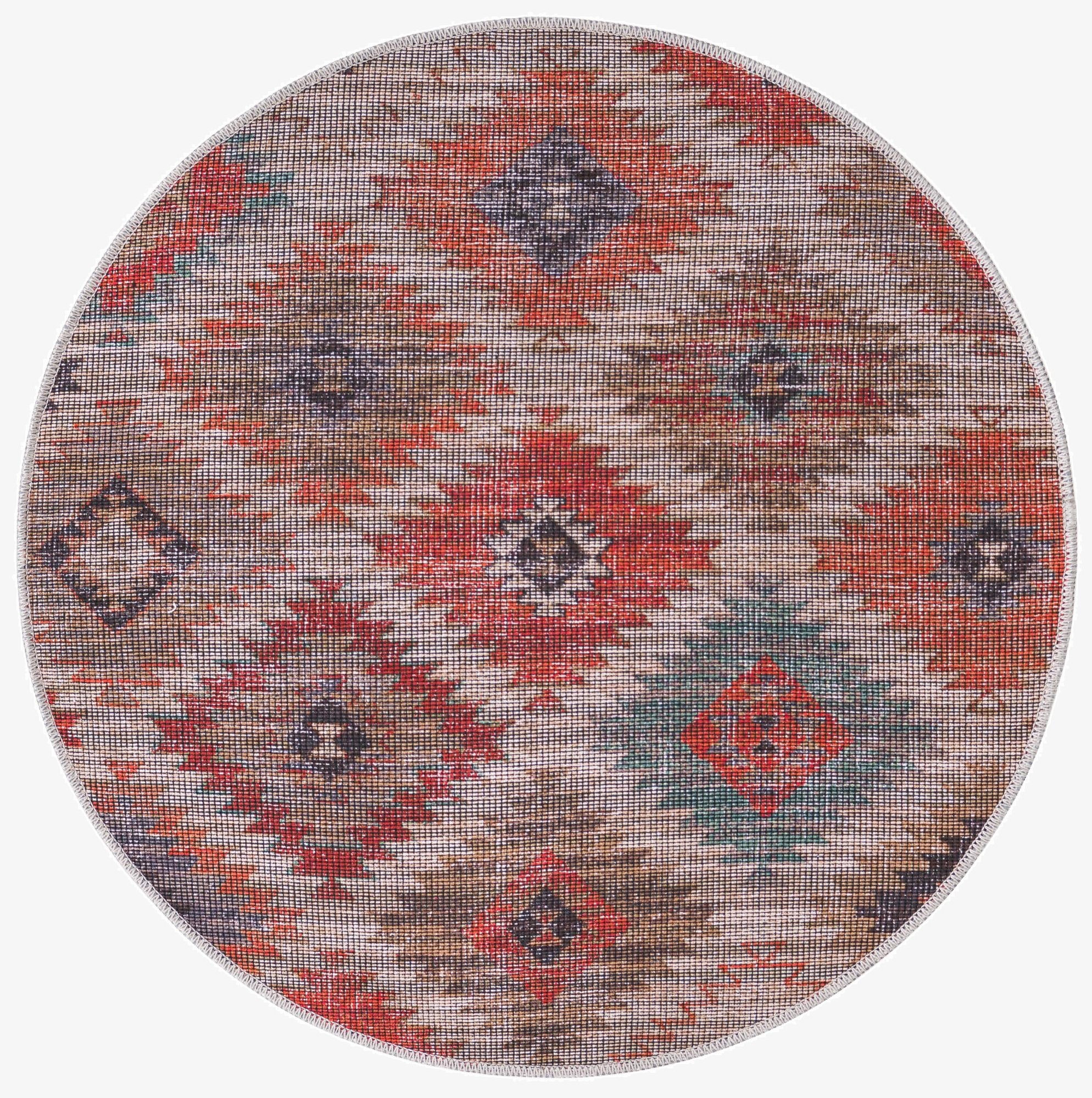  3' 3 x 3' 3  Washable Sisu Round Rug
