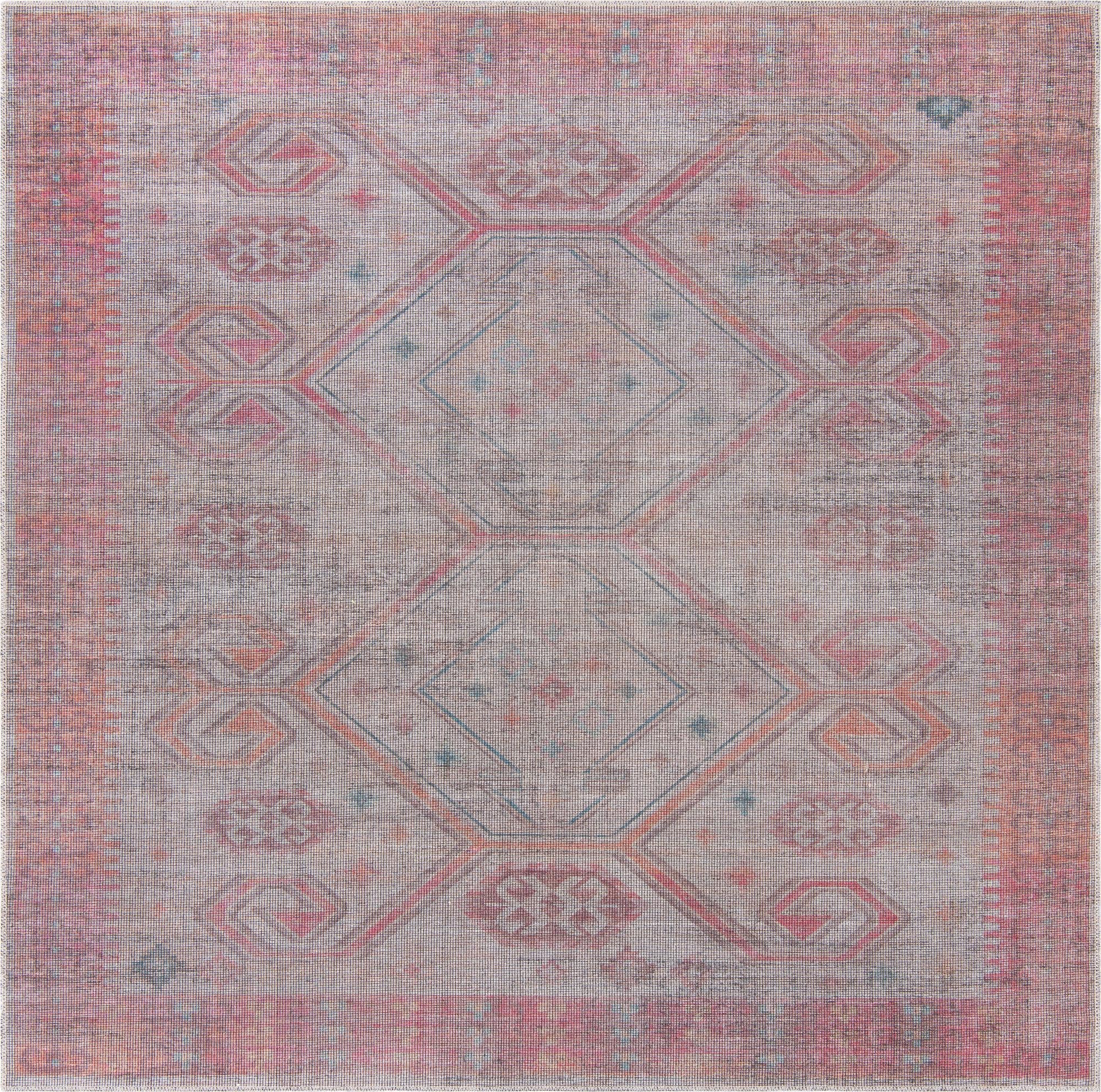 Rug Rust red and Beige Swatch link