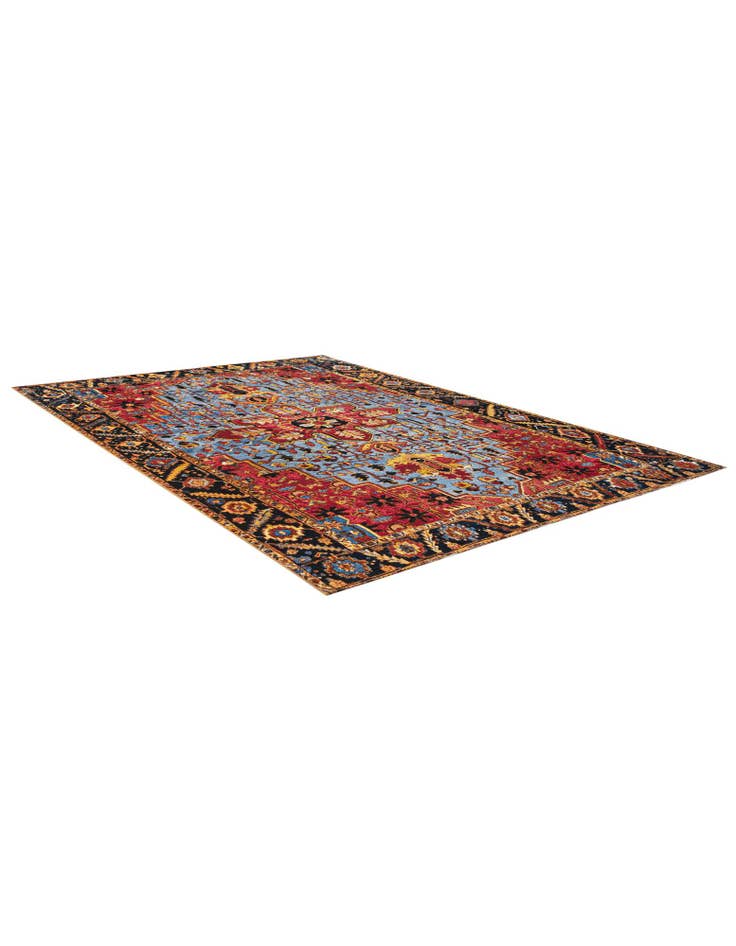 Detail image of  7' x 10'  Washable Traditional Indoor / Outdoor Rug