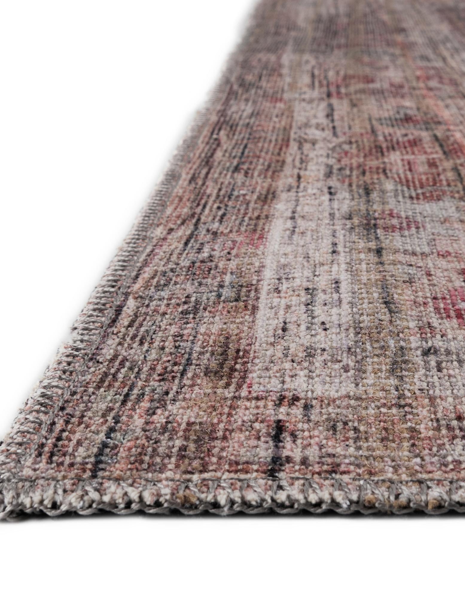 Rust Red and Brown 5' 3 x 5' 3 Washable Nostalgia Octagon Rug | Rugs.com