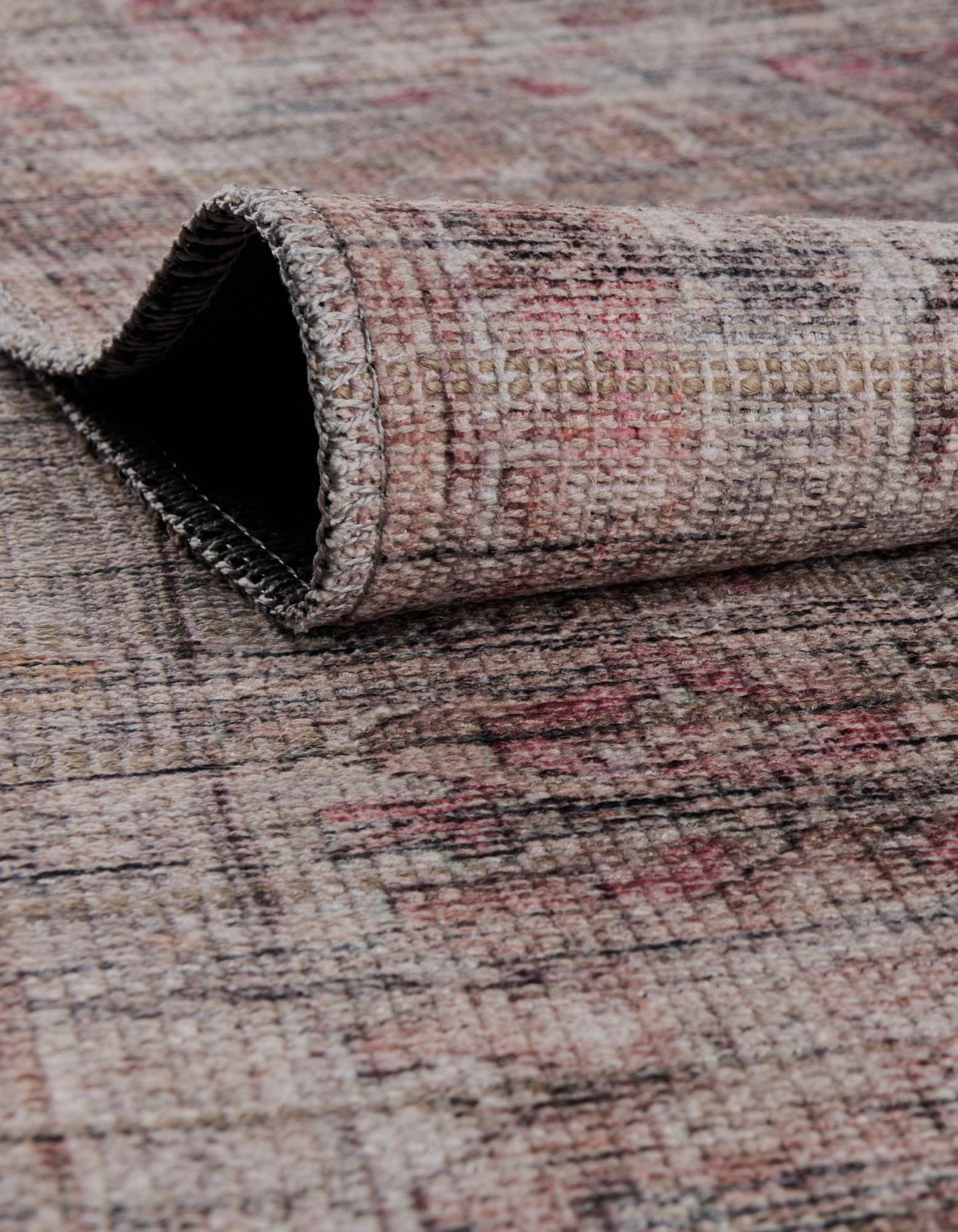 Rust Red and Brown 5' 3 x 8' Washable Nostalgia Oval Rug | Rugs.com