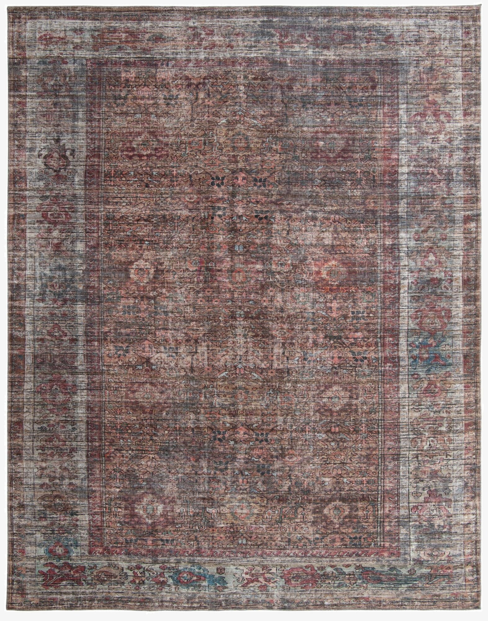  10' 6 x 13'  Washable Nostalgia Rug