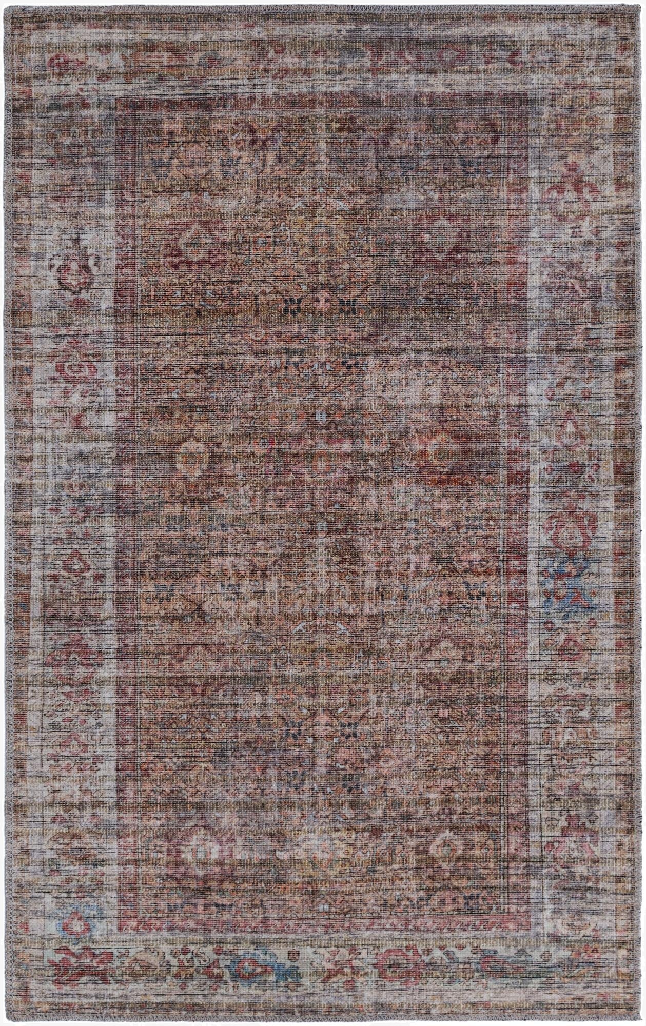  3' 3 x 5' 3  Washable Nostalgia Rug