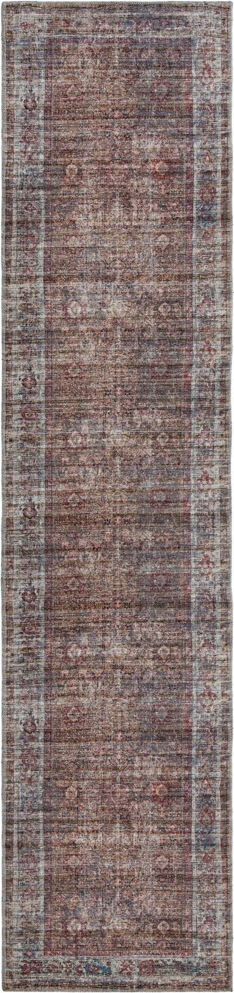  2' 7 x 12'  Washable Nostalgia Runner Rug