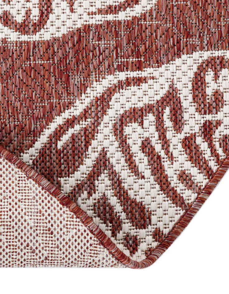 Detail image of  7' 10 x 7' 10  Washable Coastal Indoor / Outdoor Round Rug