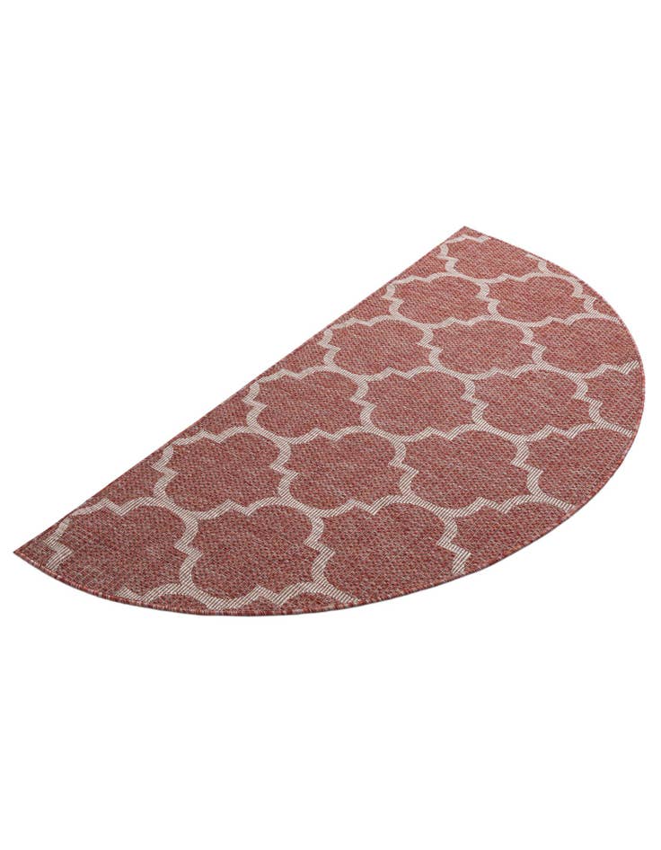 Detail image of  3' x 6'  Washable Lattice Indoor / Outdoor Hearth Rug