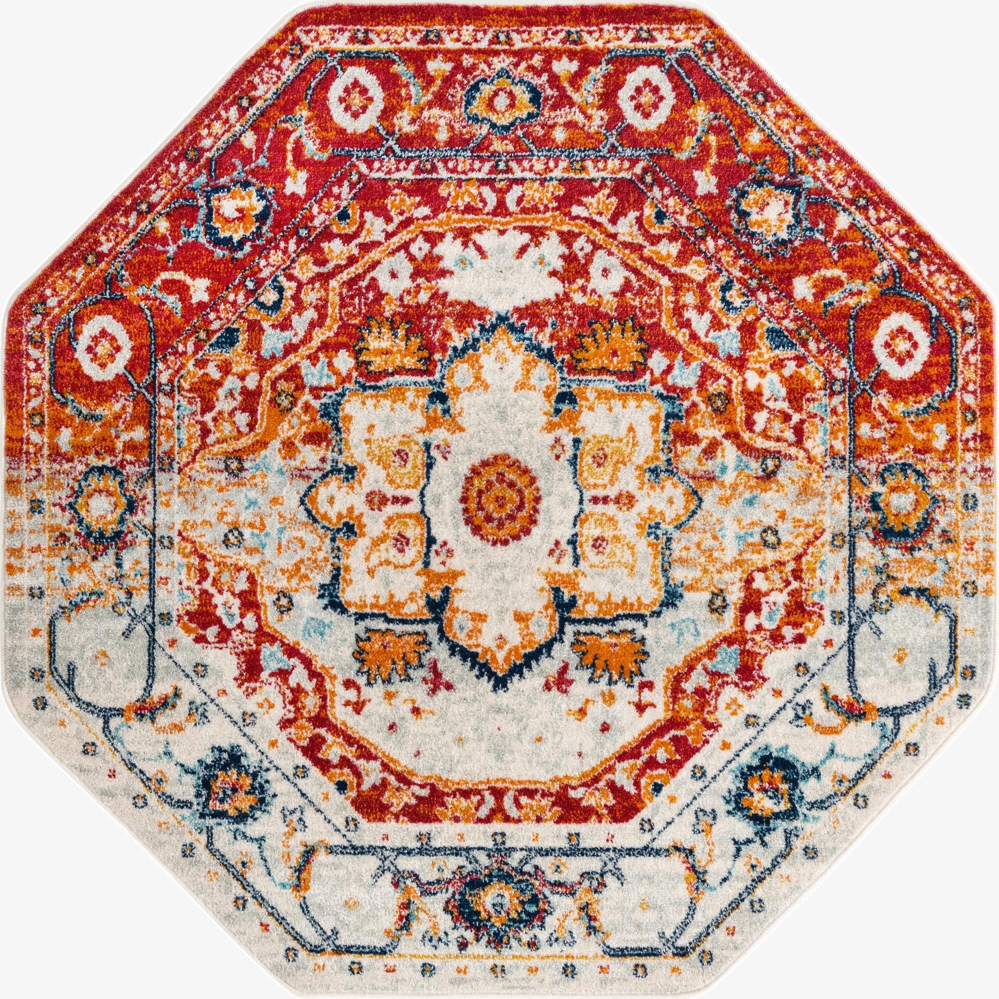  5' 3 x 5' 3 Madeline Vintage Octagon Rug
