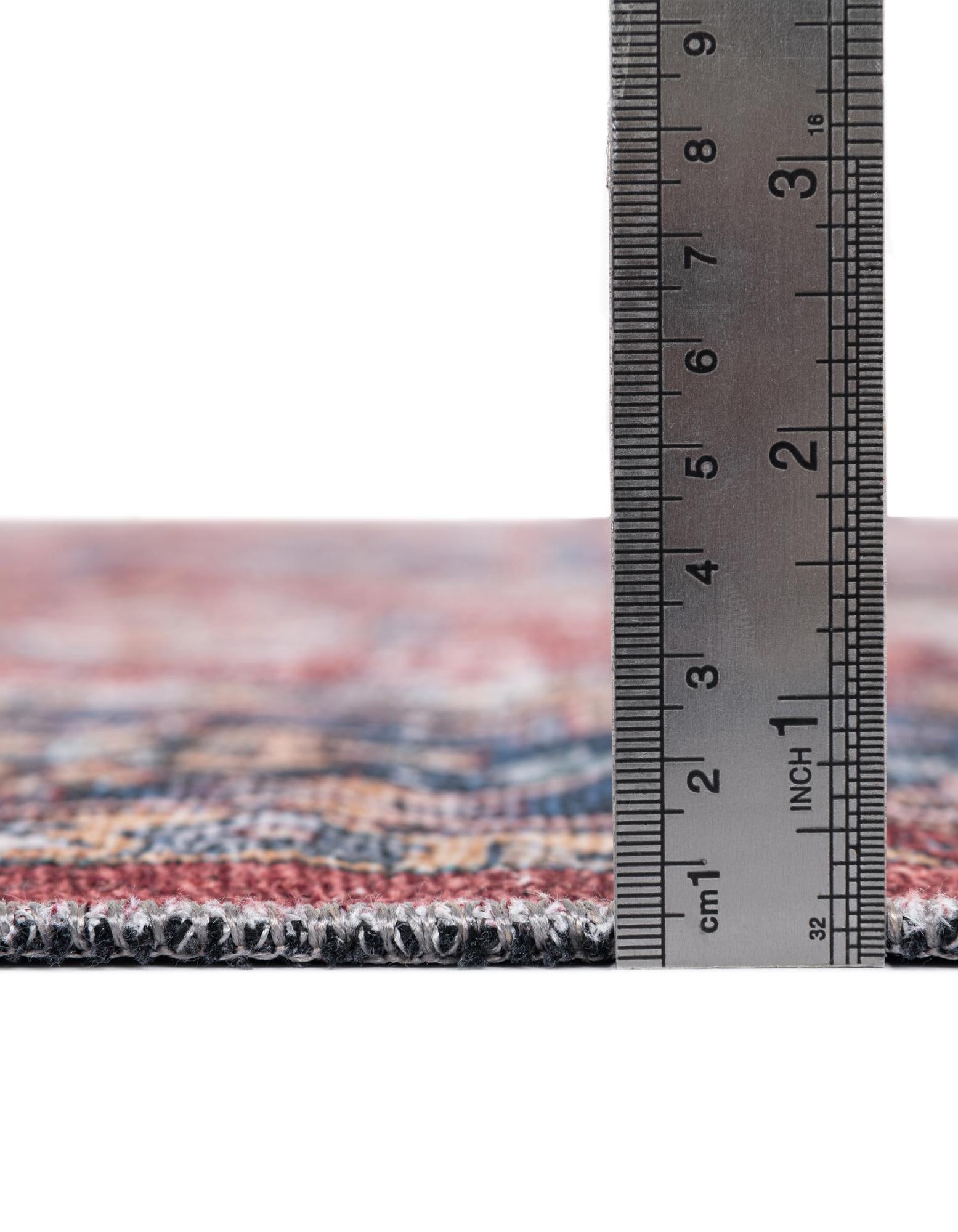 Rust Red 5' x 5' Washable Yara Octagon Rug | Rugs.com