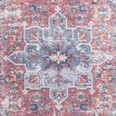 Royal Blue 5' x 5' Washable Yara Octagon Rug | Rugs.com