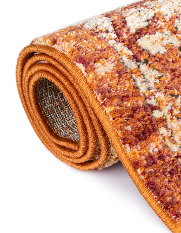 Rust Red 7' 10 x 10' Isabella Oval Rug | Rugs.com