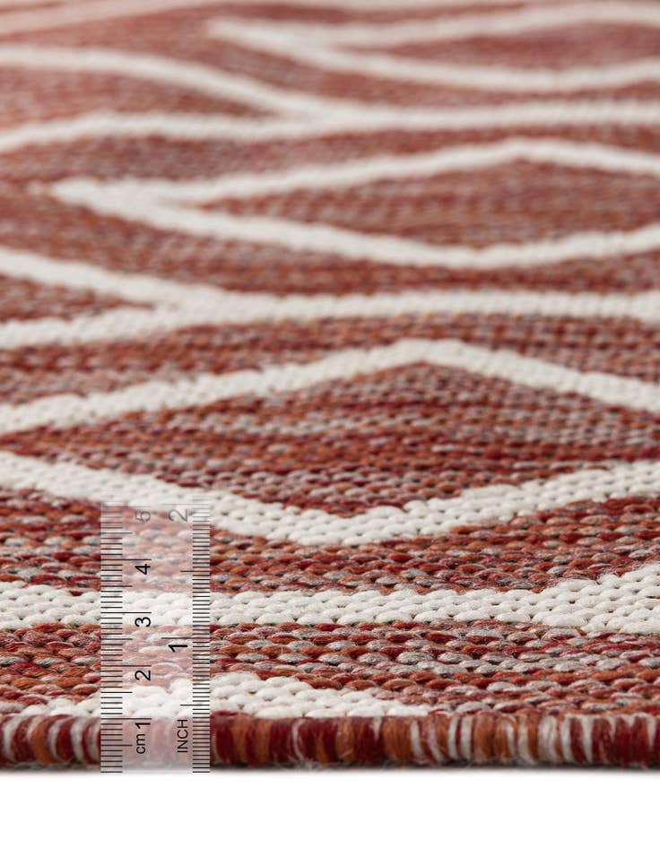 Detail image of  7' 10 x 10'  Washable Jill Zarin Turks and Caicos Indoor / Outdoor Oval Rug