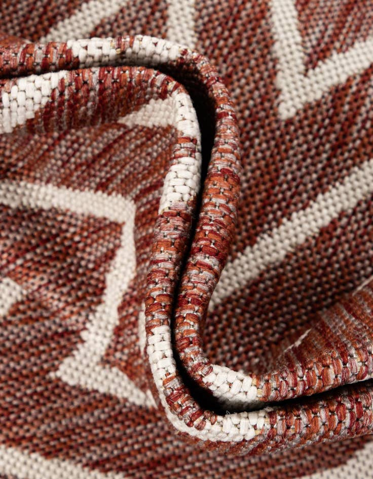 Detail image of  7' 10 x 10'  Washable Jill Zarin Turks and Caicos Indoor / Outdoor Oval Rug