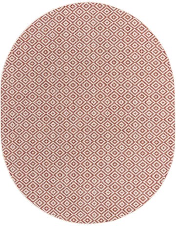 7' 10 x 10' Washable Jill Zarin Costa Rica Indoor / Outdoor Oval Rug
