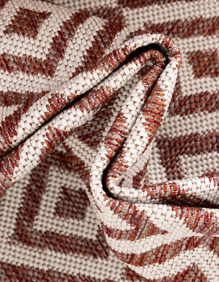 Detail image of  7' 10 x 10'  Washable Jill Zarin Costa Rica Indoor / Outdoor Oval Rug