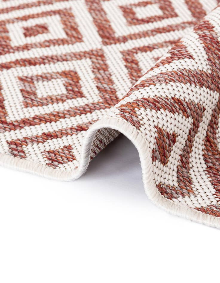 Detail image of  7' 10 x 10'  Washable Jill Zarin Costa Rica Indoor / Outdoor Oval Rug
