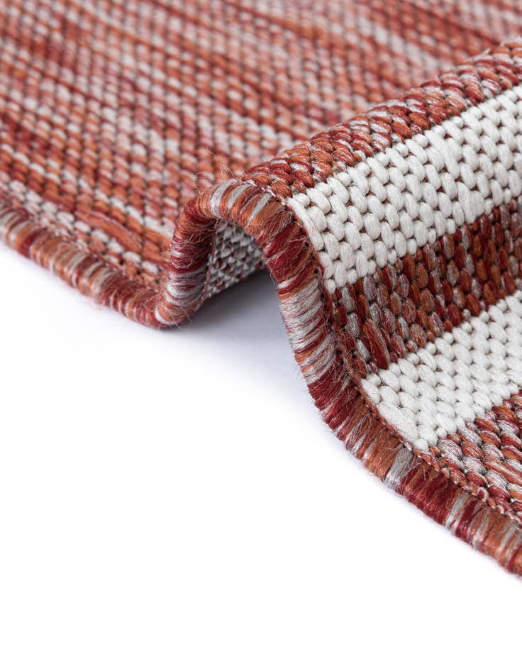 Detail image of  5' 3 x 8'  Washable Jill Zarin Anguilla Indoor / Outdoor Oval Rug