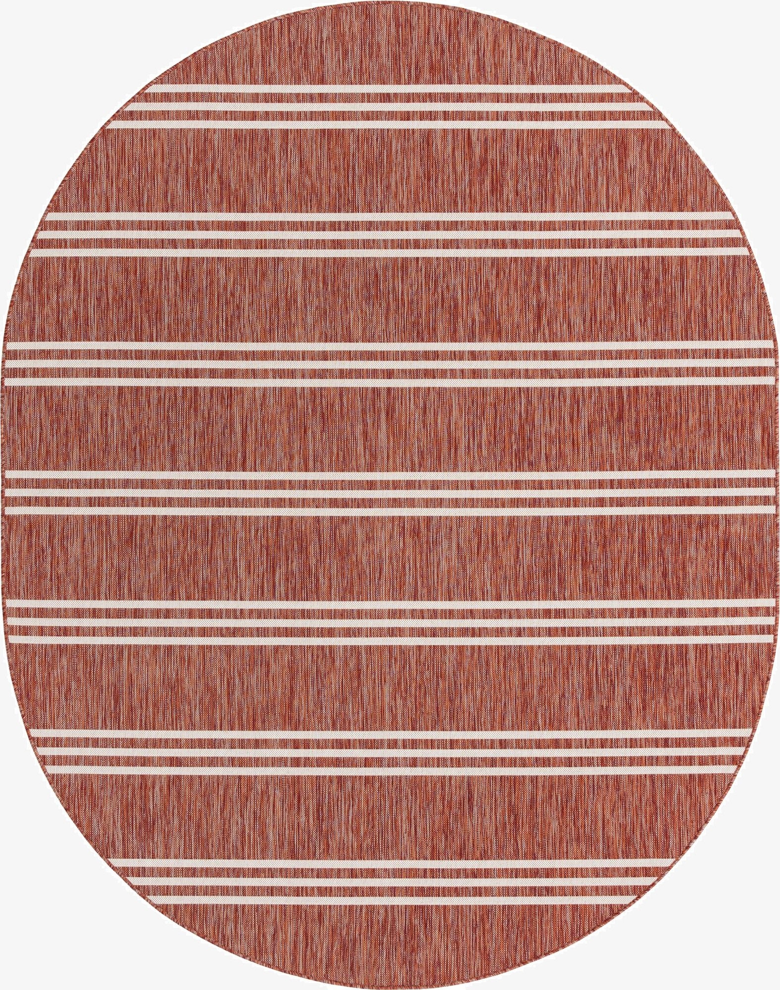  7' 10 x 10'  Washable Jill Zarin Anguilla Indoor / Outdoor Oval Rug