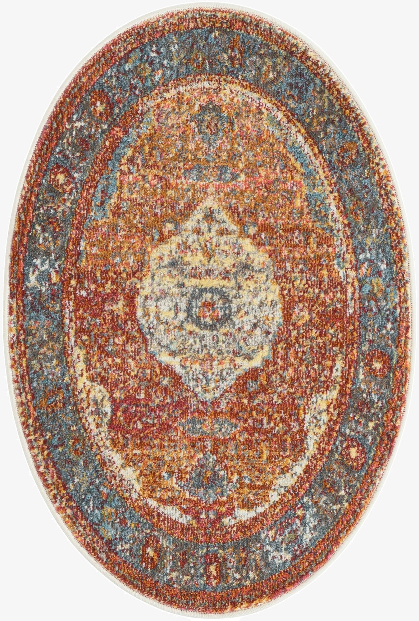Primary image  2' x 3' 1 Santiago Oval Rug